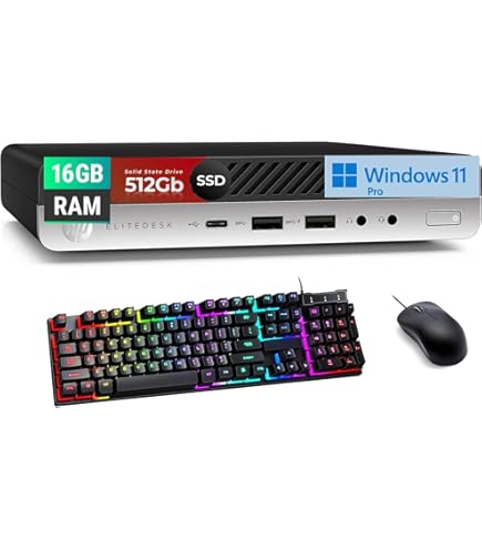 Amazon.com: HP EliteDesk 800 G5 Mini Desktop Computer, Core